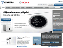 Tablet Screenshot of junkers.cz