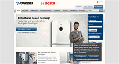 Desktop Screenshot of junkers.com