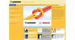 Desktop Screenshot of junkers.com.hr