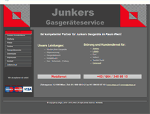 Tablet Screenshot of junkers.or.at